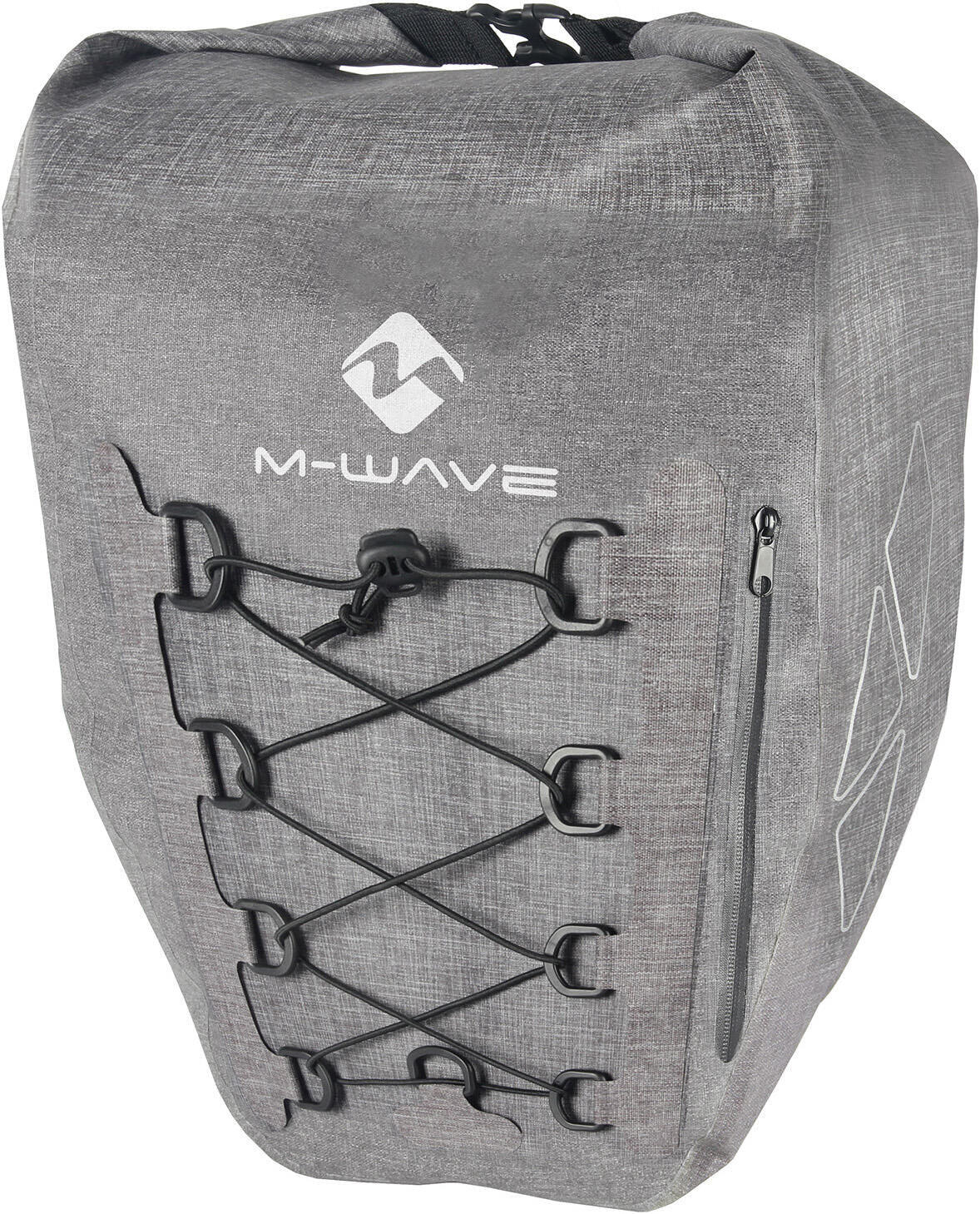 M-WAVE Suburban Carry torba na bagażnik 25 L wodoodporna szara