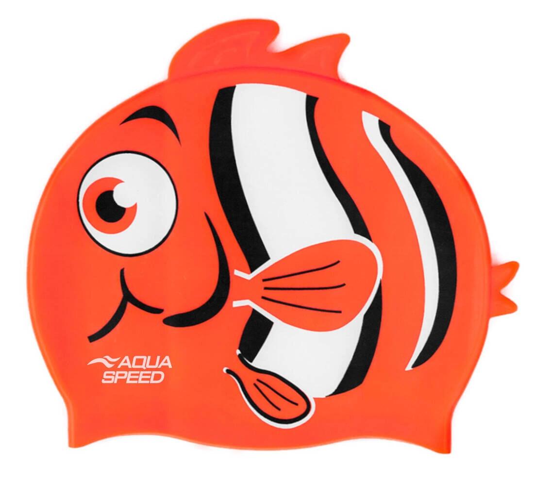 Czepek pływacki silikonowy dla dzieci Aqua Speed Zoo Nemo