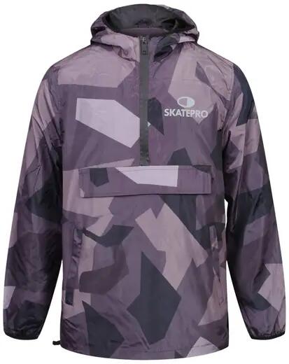 Odzież Outdoor unisex SkatePro Graphic Kurta Wiatrówka - S - Grey Camo