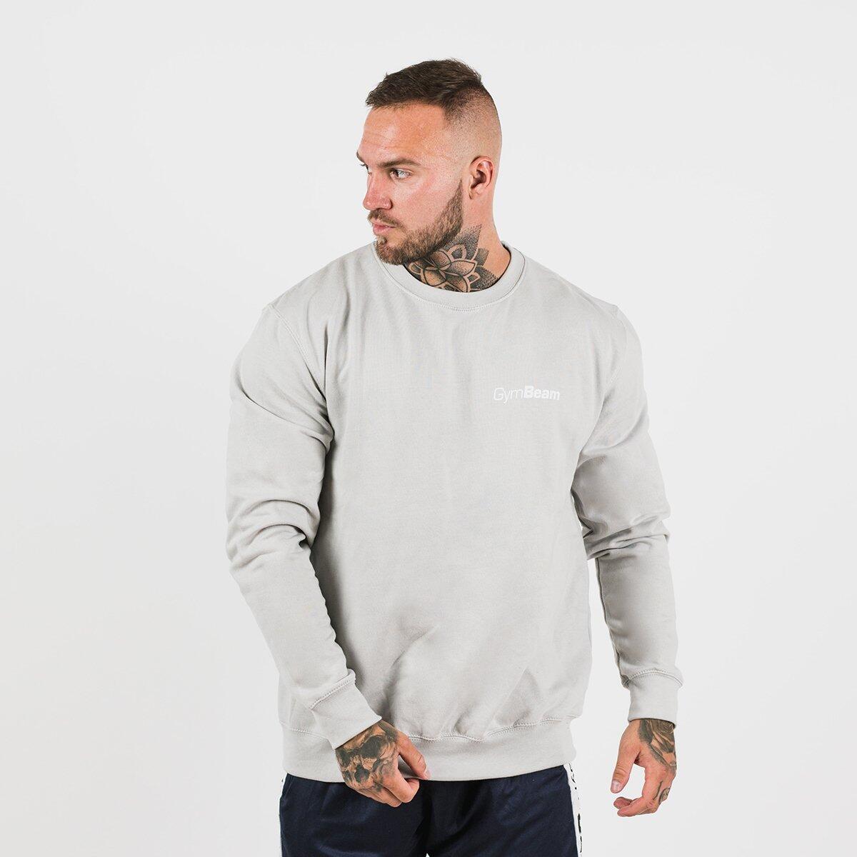 Bluza męska fitness luźna szara PRO Jumper