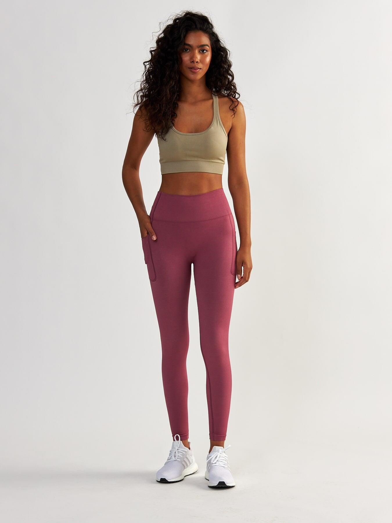 Legginsy fitness damskie Beshaped Lift Me Up z kieszeniami