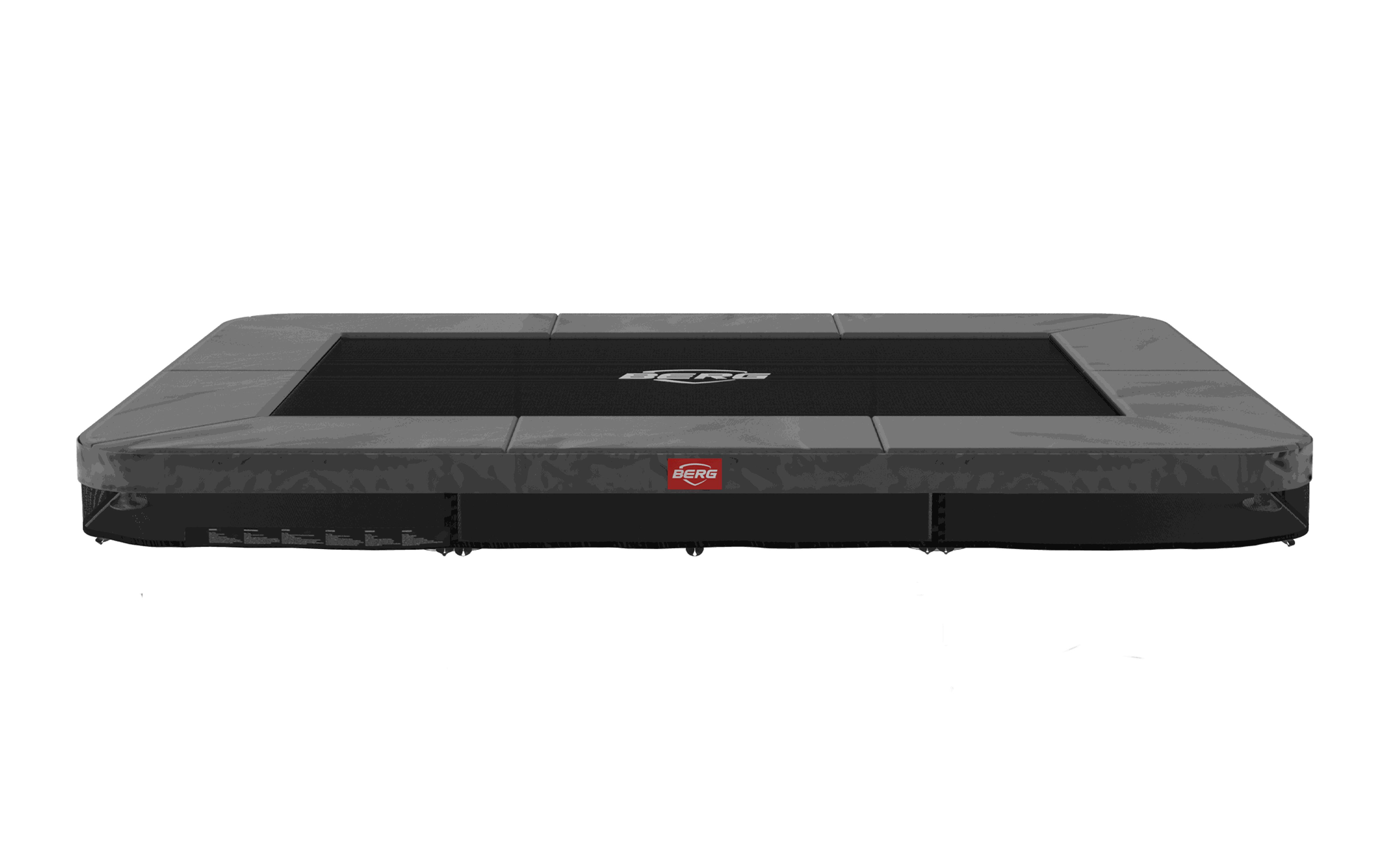 Trampolina 280x190, Ultim Favorit InGround 280 Szary