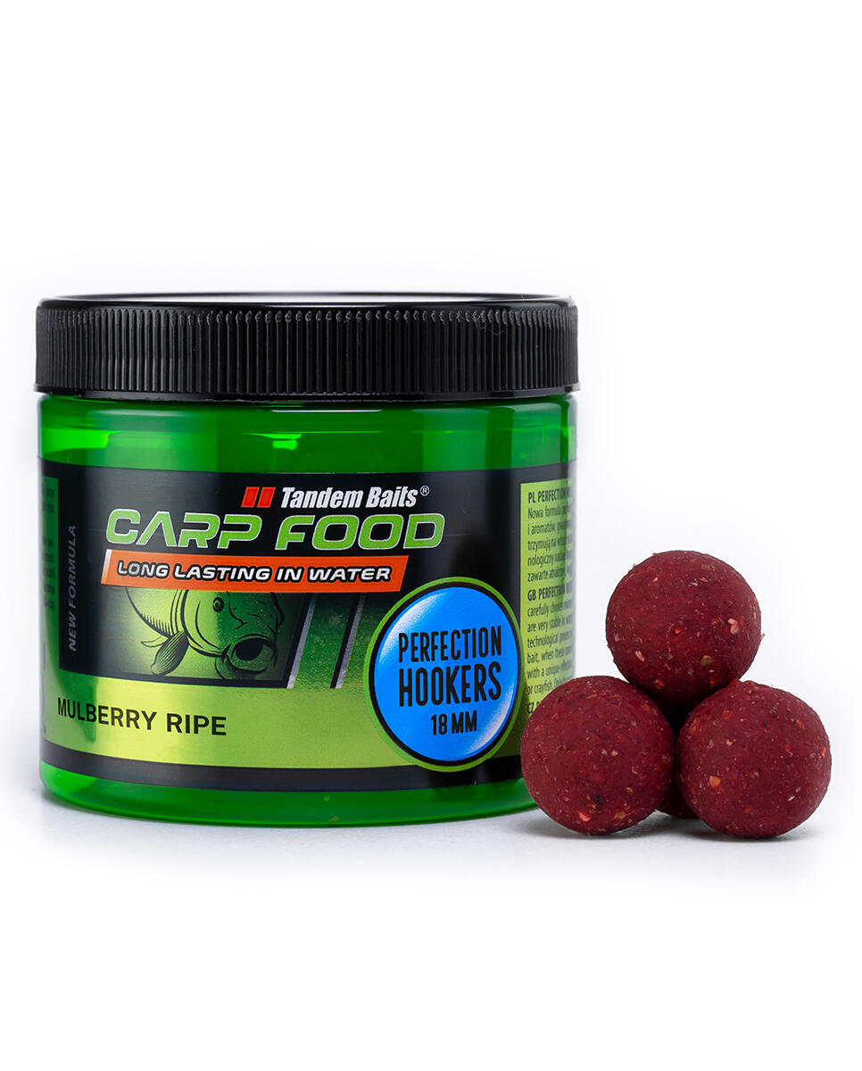 Kulki Haczykowe Carp Food Perfection Hookers 18mm/120g Dojrzała Morwa