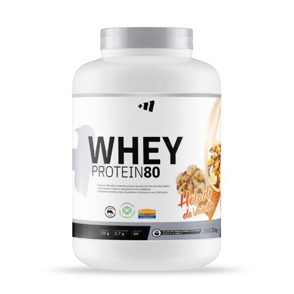 Białko serwatkowe 80 - 2 kg Lody waniliowe MASMUSCULO