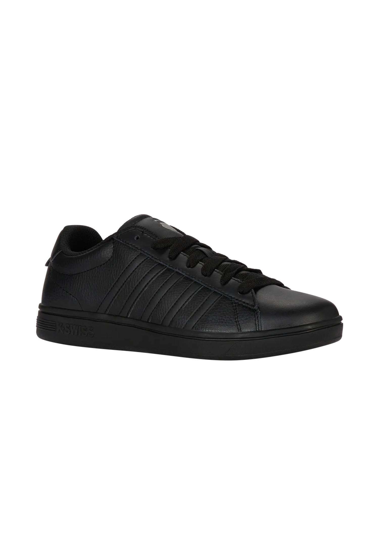 Męskie sneakersy K-Swiss COURT TIEBREAK II BLACK/BLACK/BLACK-M (04413-010-M)