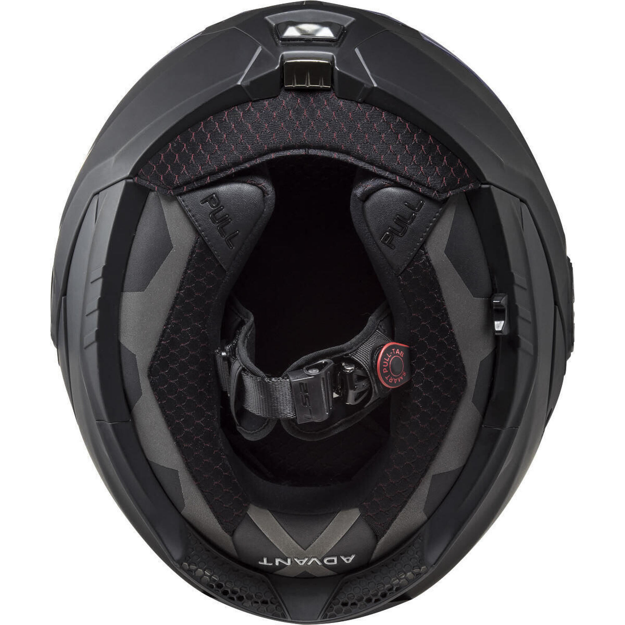 LS2 FF901 Advant X Solid kask modułowy XXL matowa czerń