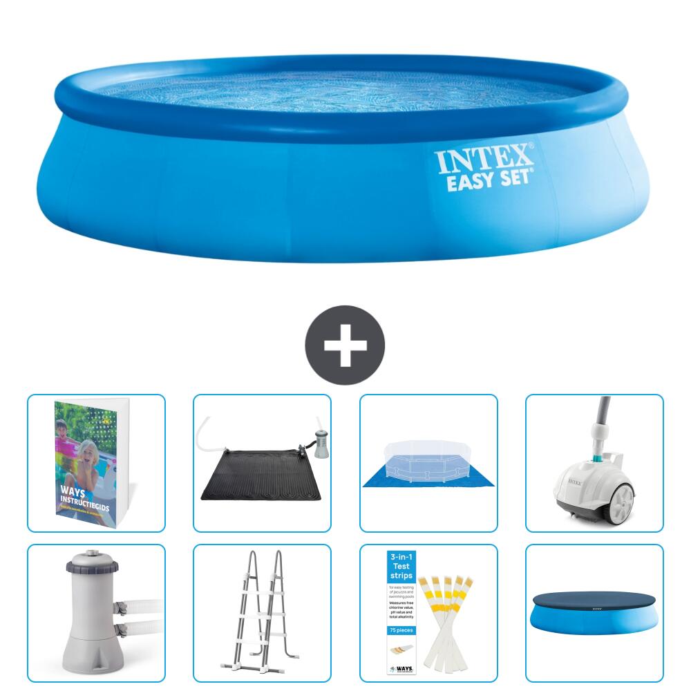 INTEX Basen Easy Set Okrągły - 457x107 cm - 9-częściowy S600