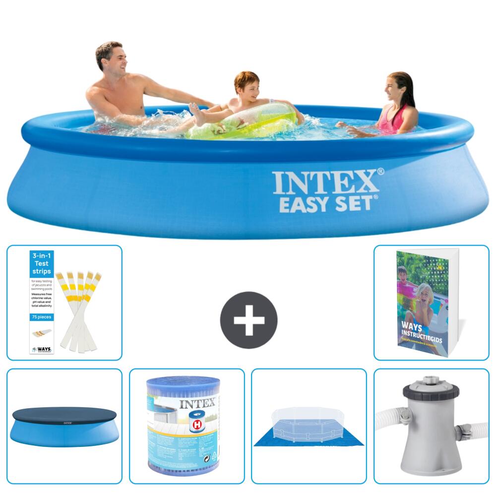INTEX Basen Easy Set Okrągły - 305x61 cm - 7-częściowy S167