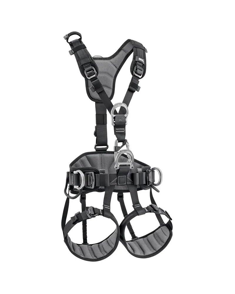 Petzl AVAO EU Full Harness T1 Black/Yellow DoubleBack 5 pętli sprzętowych