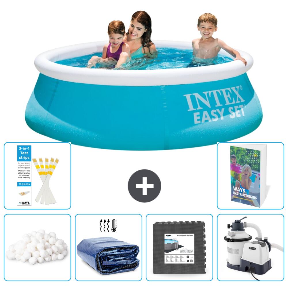 INTEX Basen Easy Set Okrągły - 183x51 cm - 7-częściowy S31