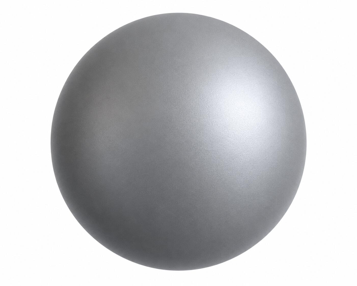 Piłka OVERBALL 30 cm srebrna