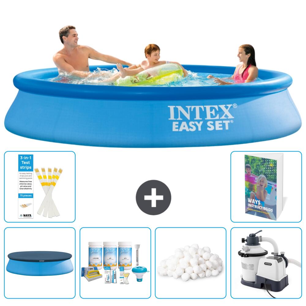INTEX Basen Easy Set Okrągły - 305x61 cm - 7-częściowy S15
