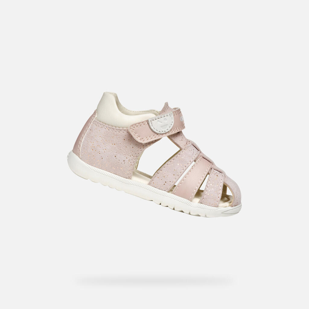 Sandały Geox Model B Sandal Macchia Gir Kolor Rose