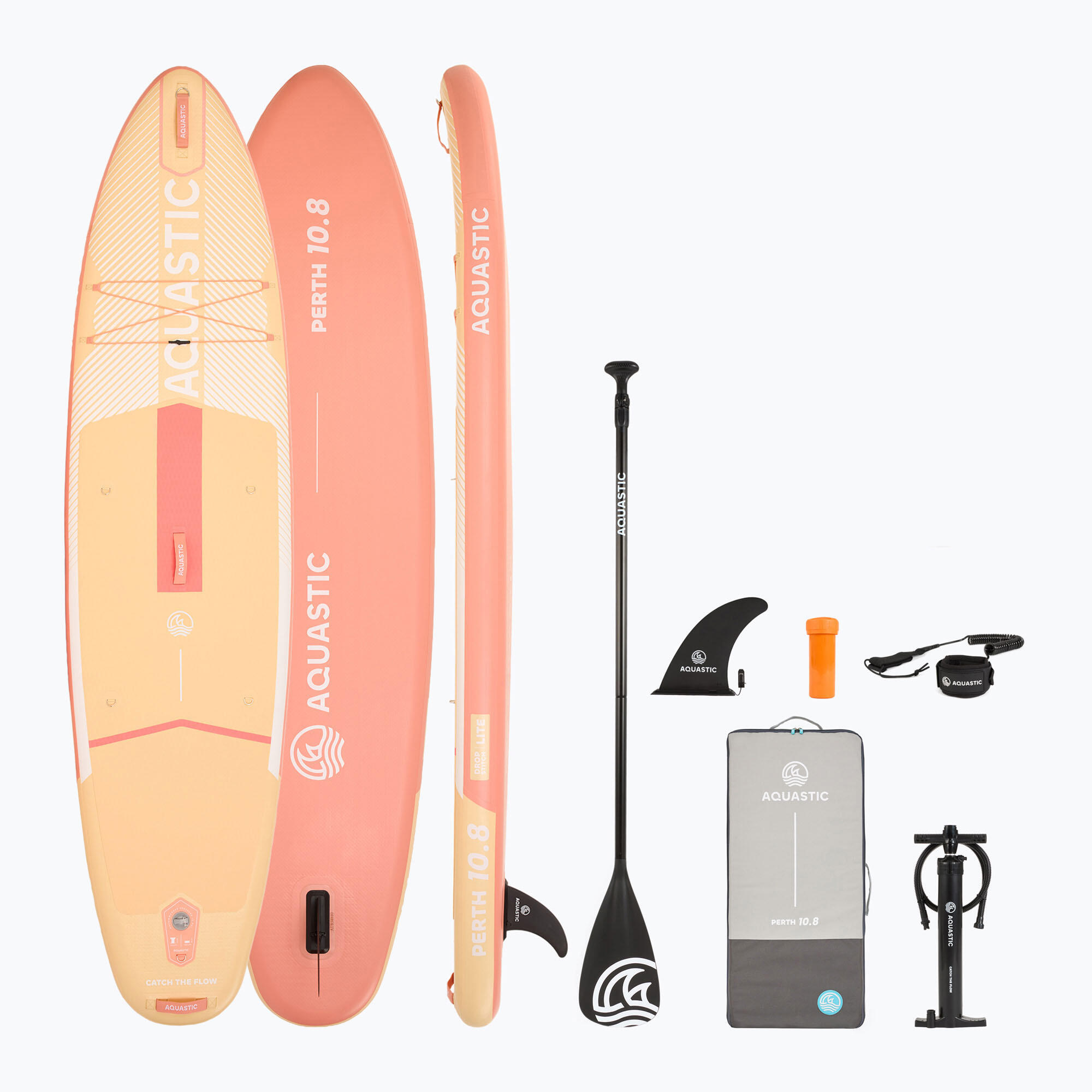Deska SUP AQUASTIC Perth 10'8 allround Zestaw z plecakiem
