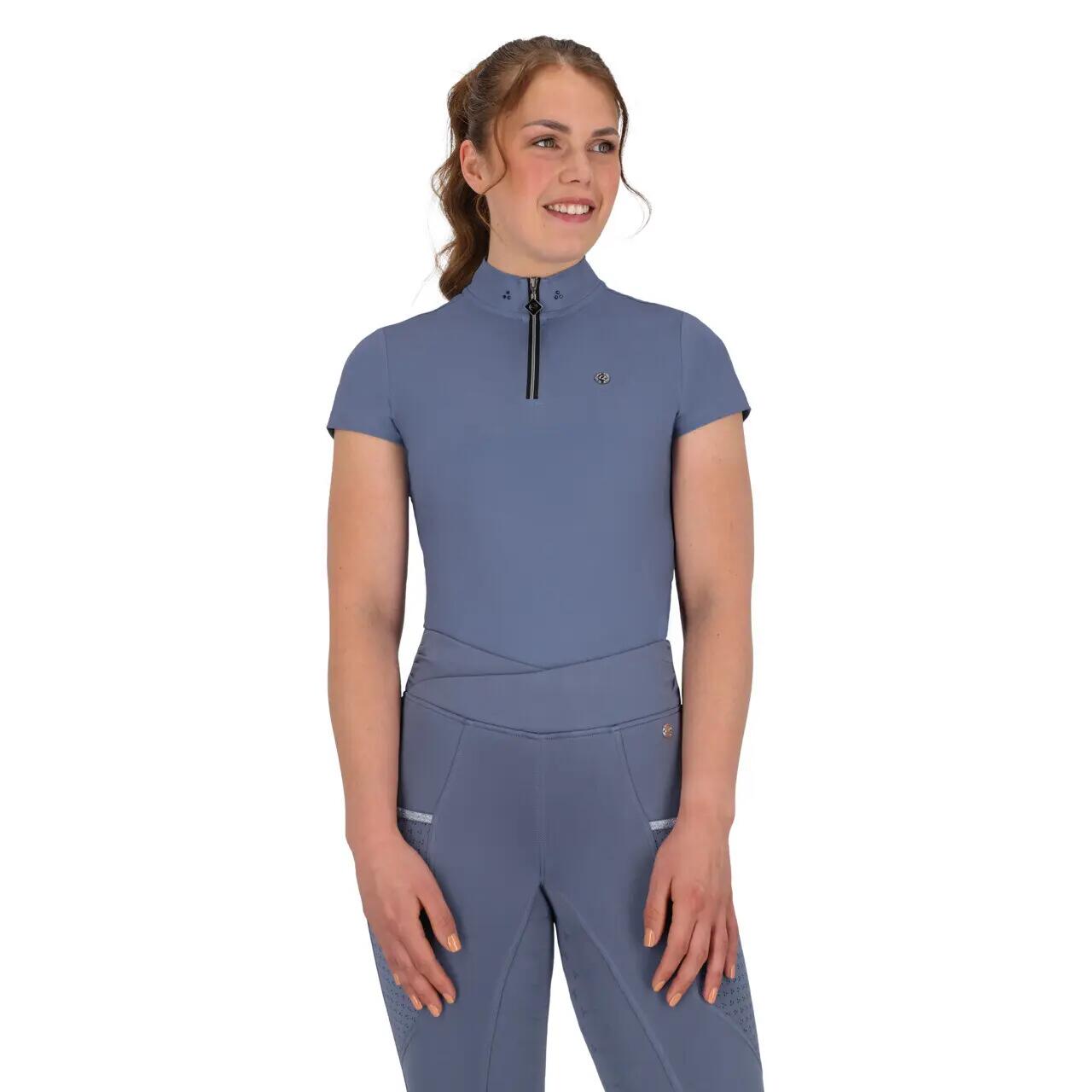 Damskie jeździeckie polo QHP Aubree