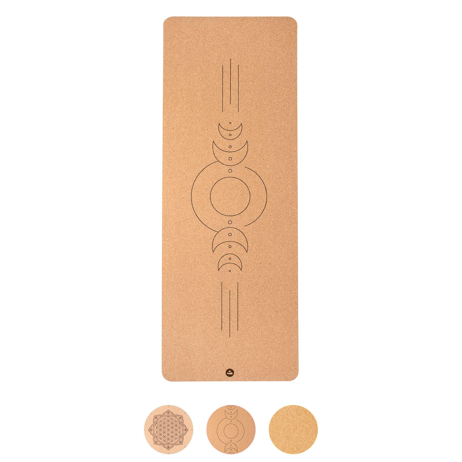 Mata do jogi Bodhi Cork Luna 4mm - korkowa