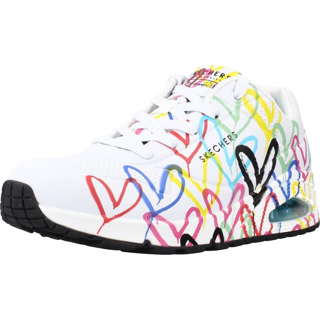 Buty SKECHERS UNO-SPREAD THE LOVE Wielokolorowy