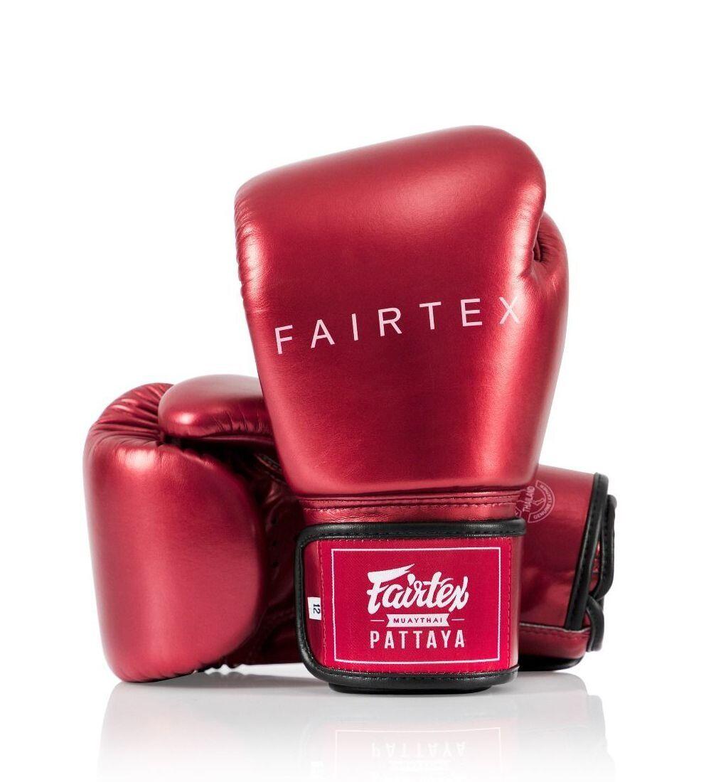 Fairtex Rękawice Bokserskie BGV22 Metalic Czerwone