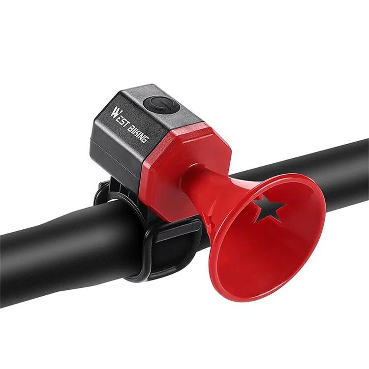 Dzwonek rowerowy z sygnałem ostrzegawczym 90 dB ładowany przez USB