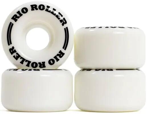Rolki Kółka Rio Coaster Kółka do Wrotek 4-Pak - 58mm - Biały