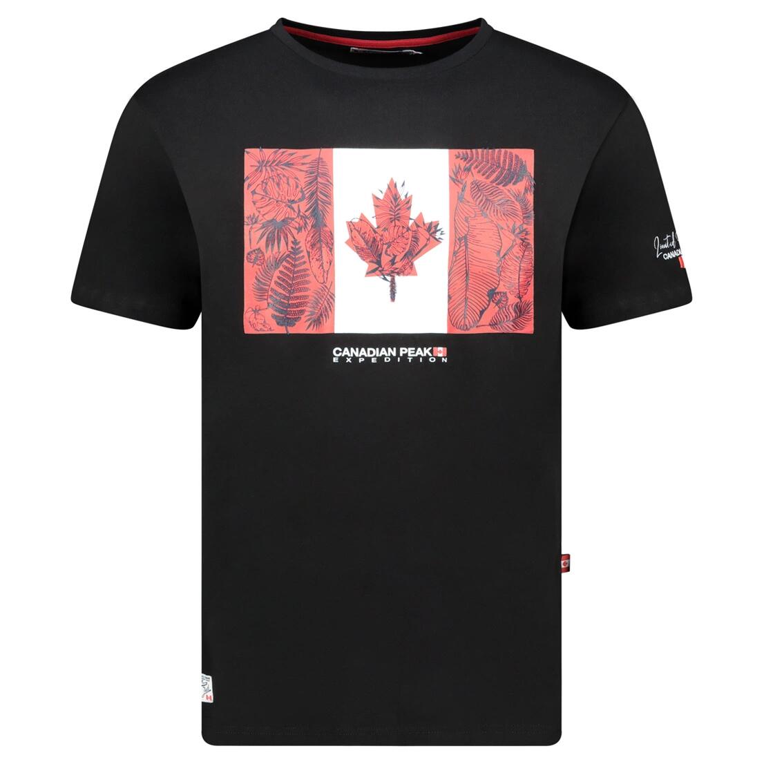 Koszulka Canadian Peak JPALMEAK BLACK RM MEN 233 (RBMSZ2052H/CP-NOIR)
