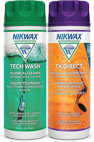 Zestaw do pielęgnacji odzieży outdoor Nikwax Tech Wash + TX. Direct 2 x 300 ml