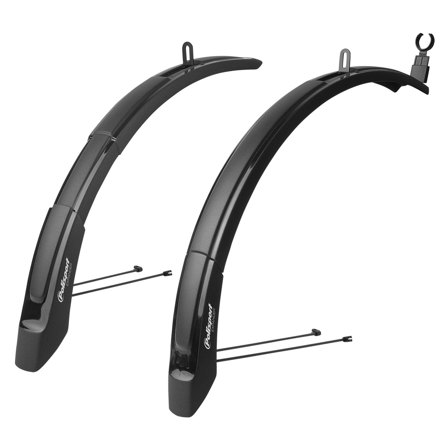 EXPANDER Zestaw błotników MTB 26/29 kół - sekcja 65mm - Krótki stay