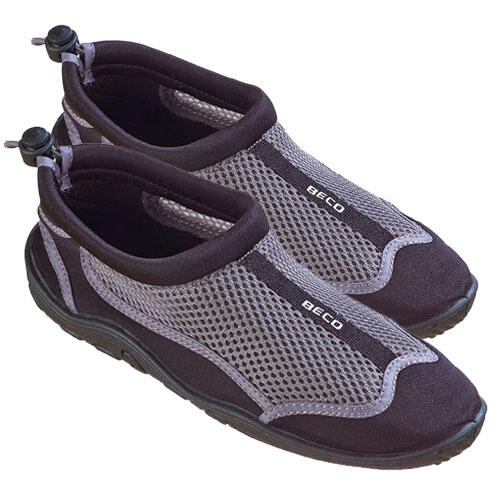Buty wodne neoprenowe 4729, szaro-czarne