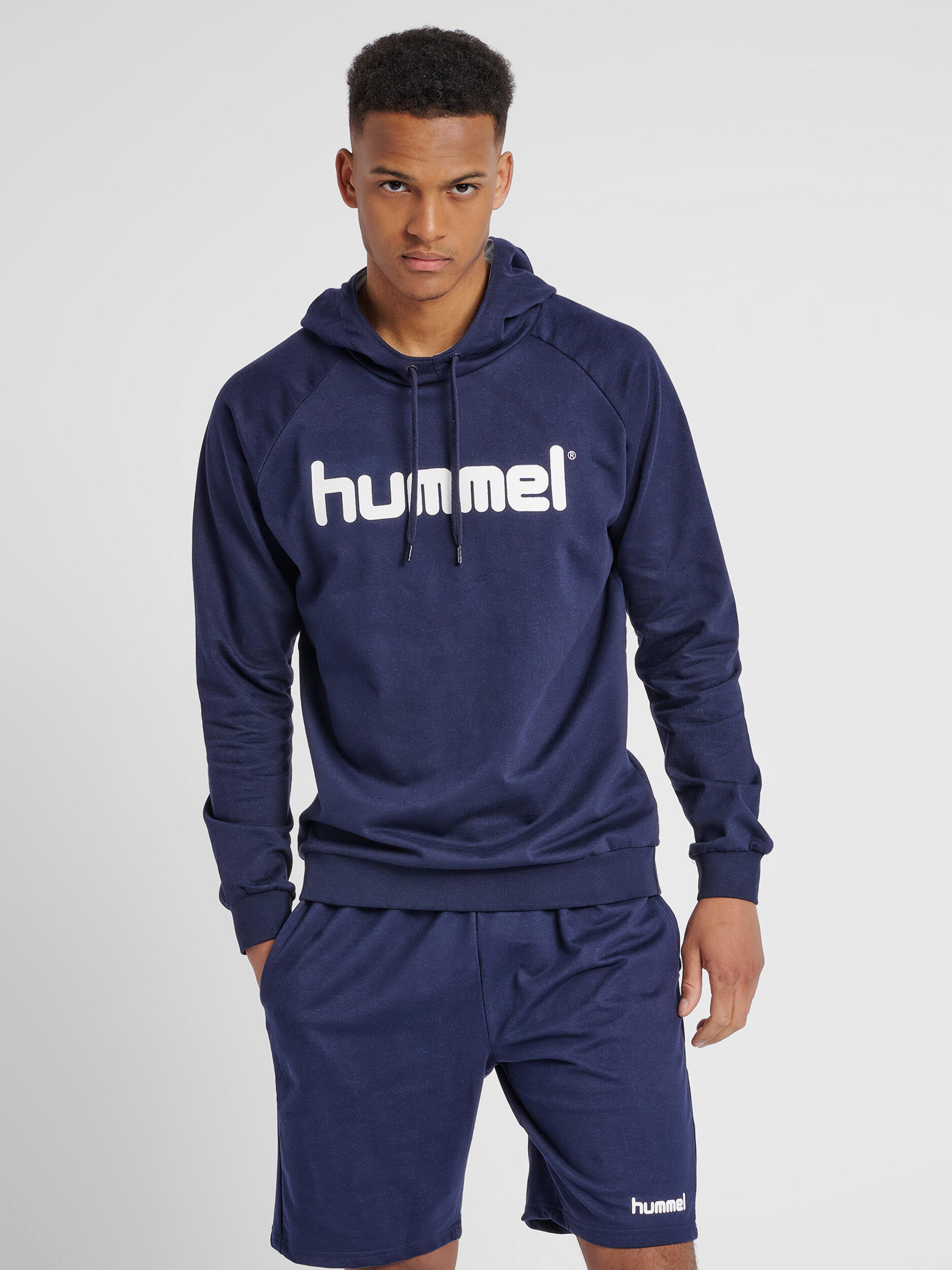 Bluza do piłki ręcznej męska Hummel Cotton Logo z kapturem