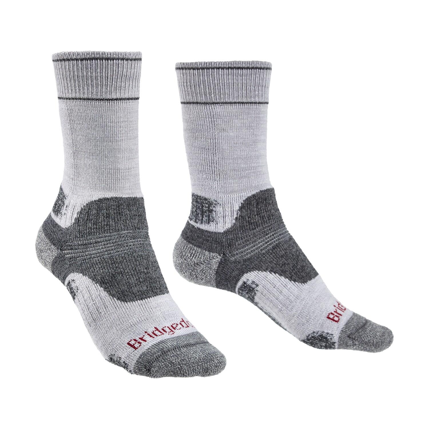 BRIDGEDALE Skarpety damskie HIKE MID MERINO E-S (35-37)-Szary