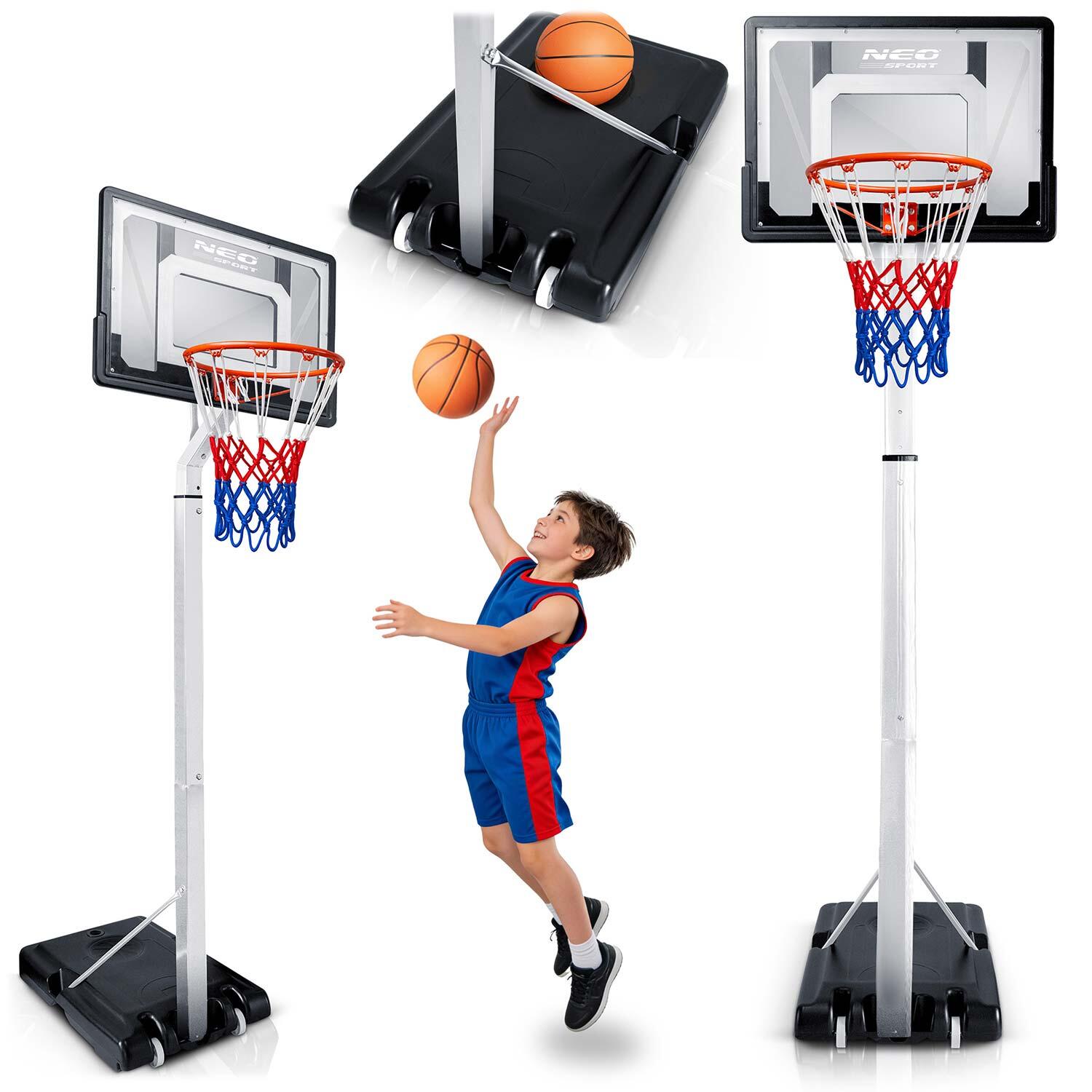 Kosz do koszykówki Neo-sport NS-281 regulowany 150-260 cm wolnostojący mobilny