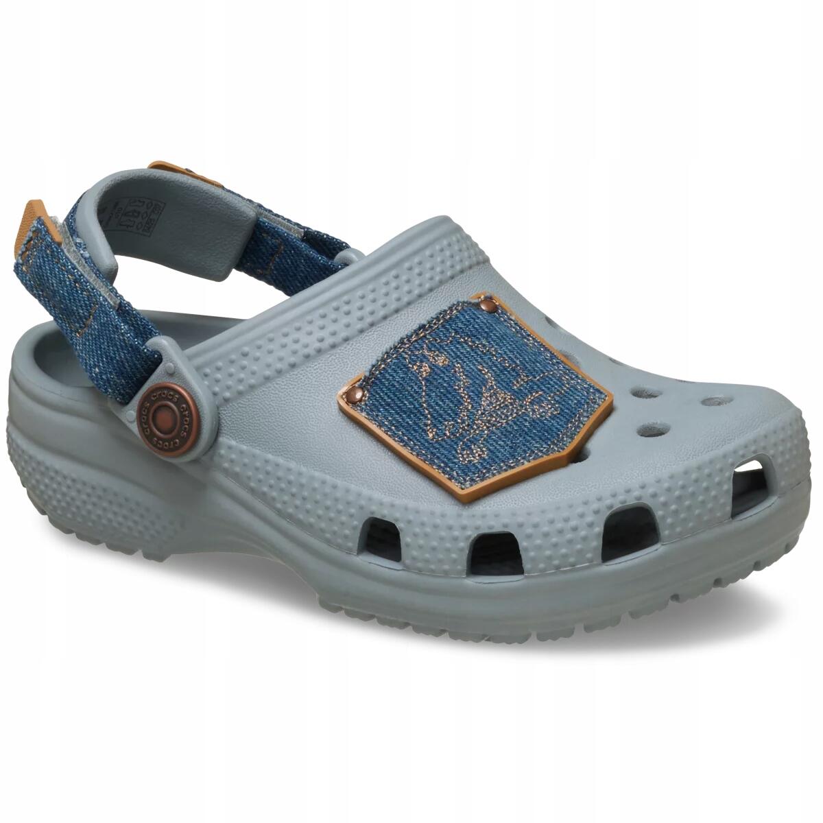 Chodaki Dla Dzieci Crocs CL Denim Adjustable Bckstrp Clog