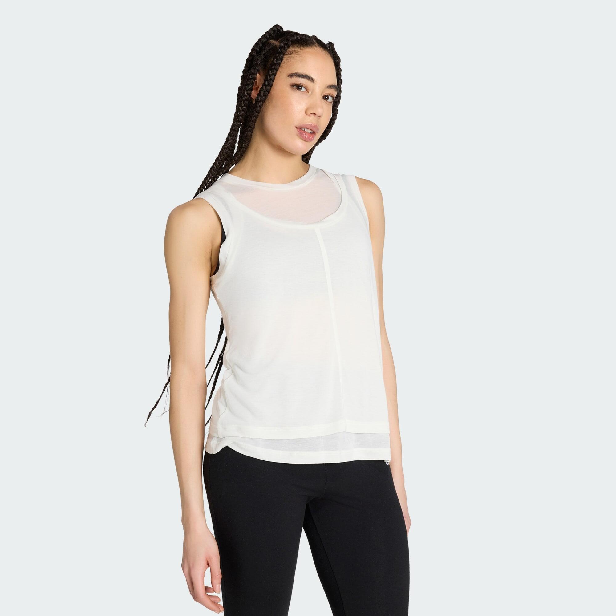 Koszulka bez rękawów Soft Lux Sheer