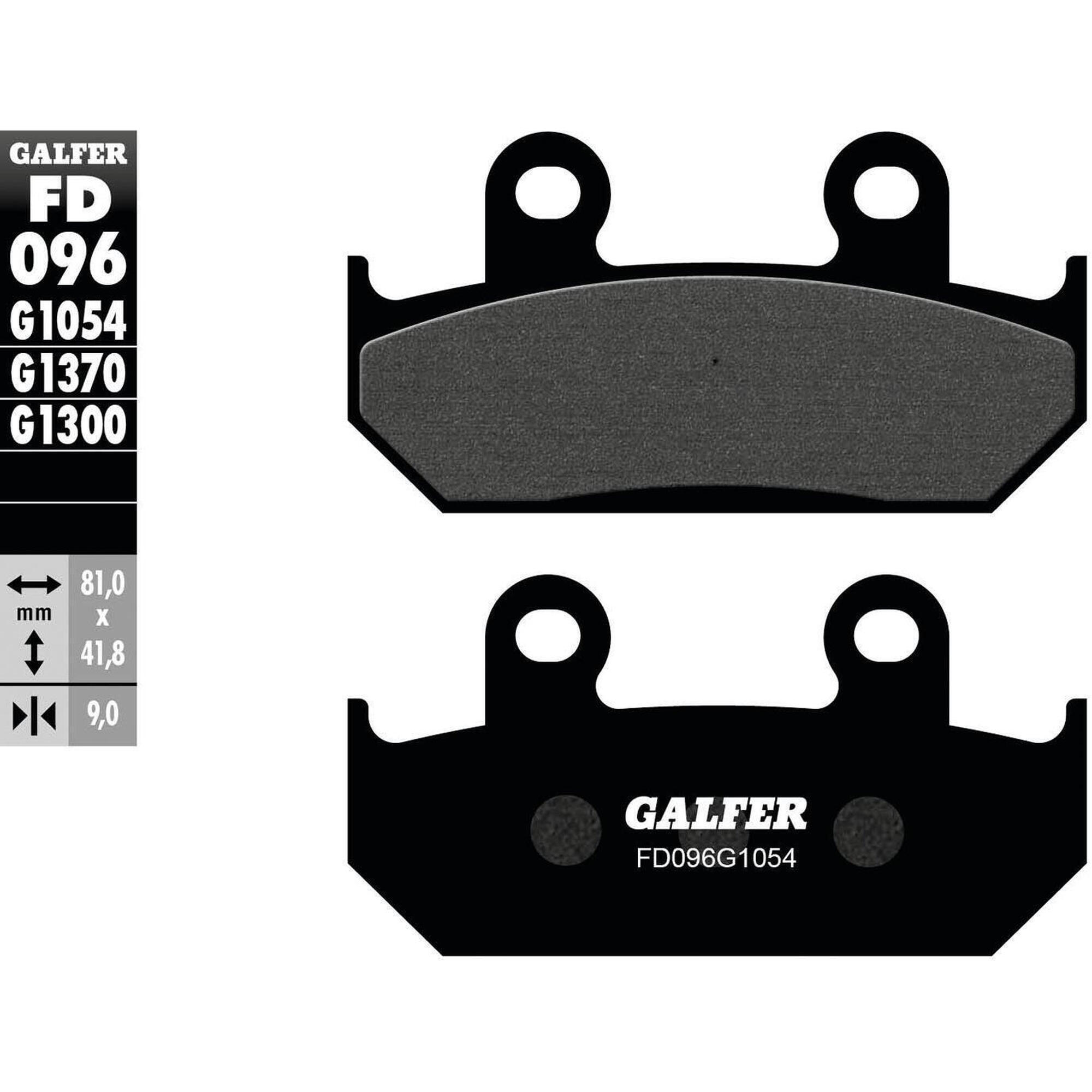 GALFER FD096 (G1054) klocki hamulcowe organiczne ECE R90