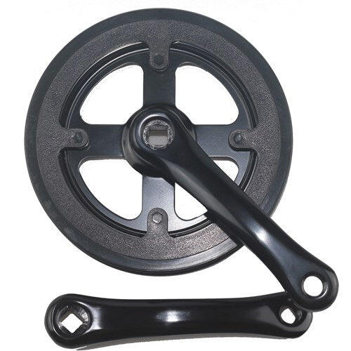 Korba Lasco 32T 140 mm z podwójną osłoną łańcucha czarna