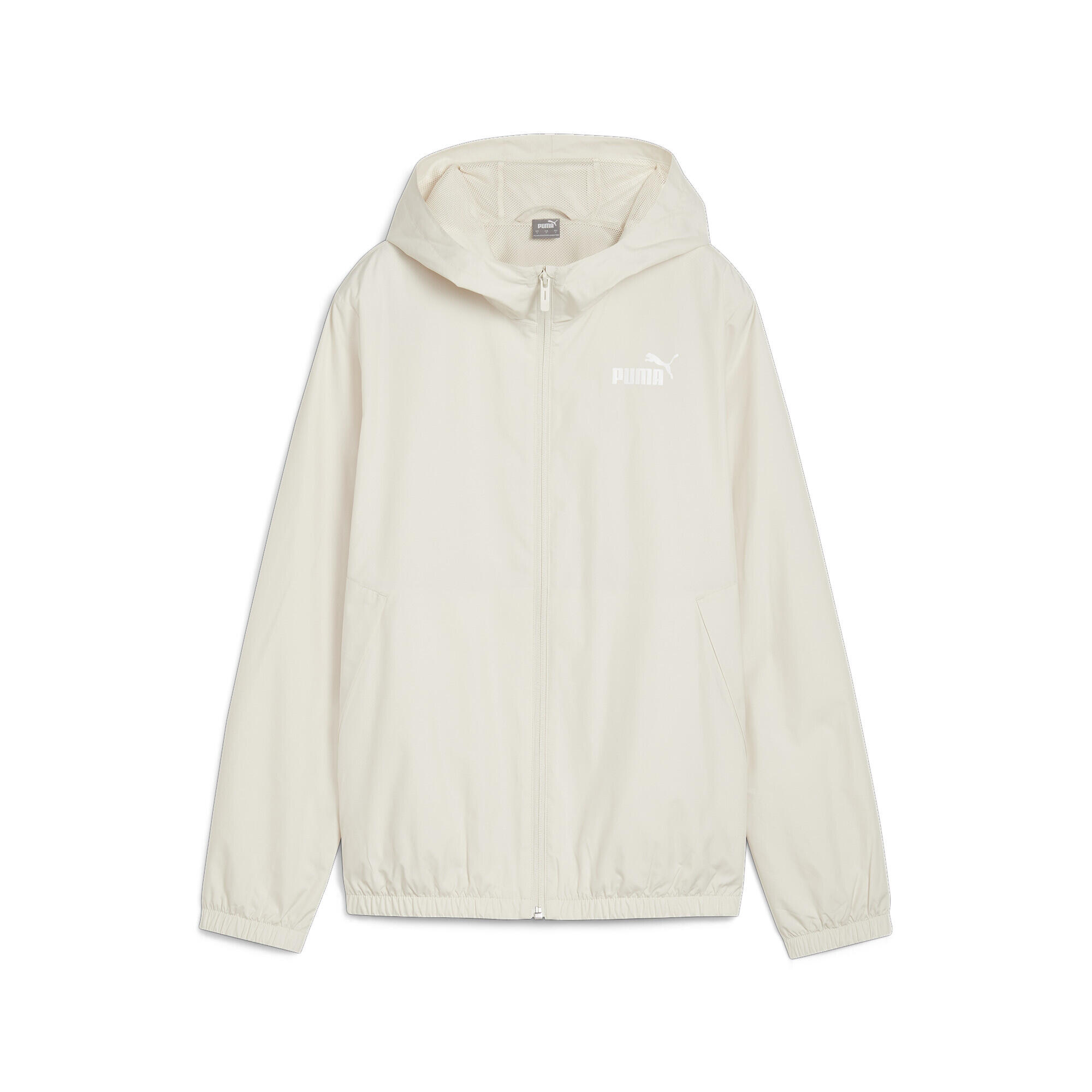 Damska wiatrówka Essentials Solid PUMA Alpine Snow White