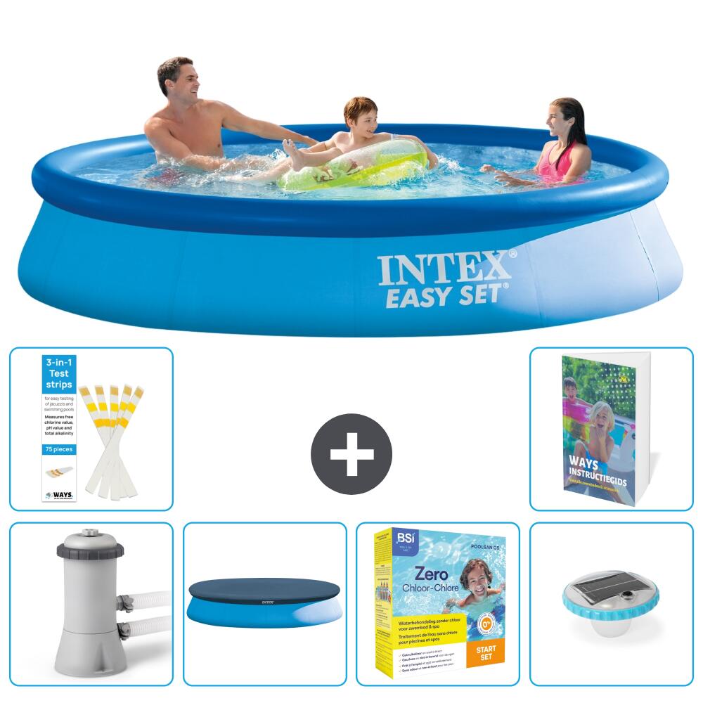 INTEX Basen Easy Set Okrągły - 366x76 cm - 7-częściowy S178