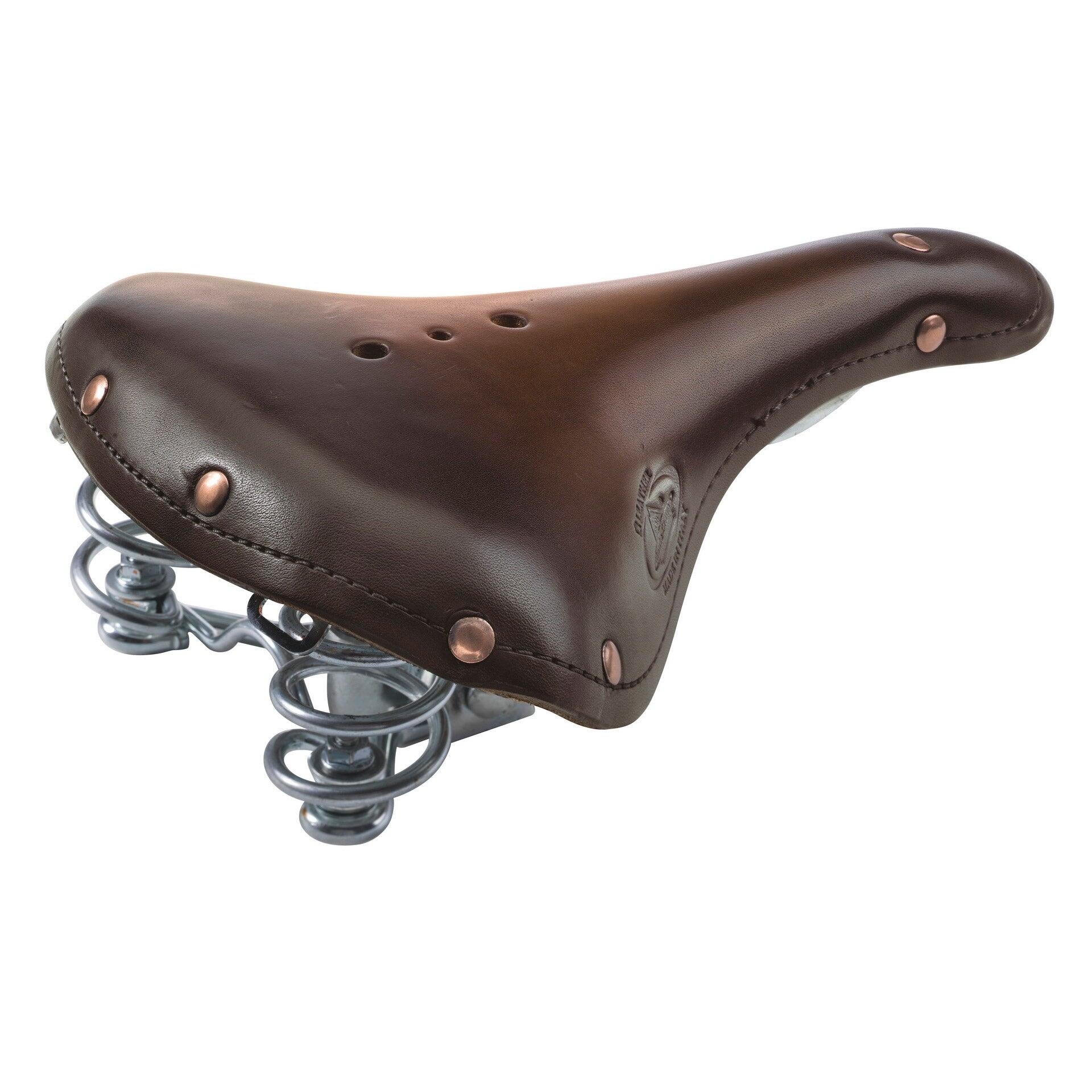 Monte Grappa Classic Leather M-Spring siodełko, ciemnobrązowe