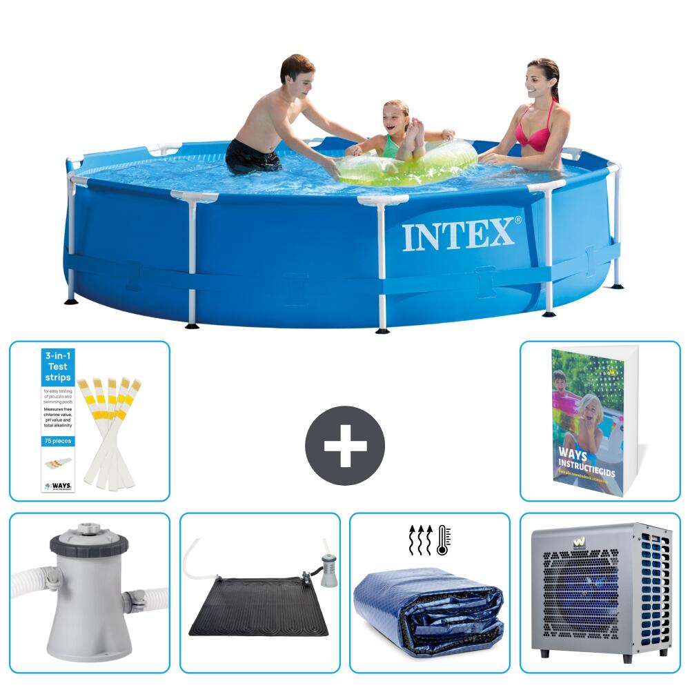 INTEX Basen ze stelażem Okrągły - 305x76 cm - 7-częściowy S216