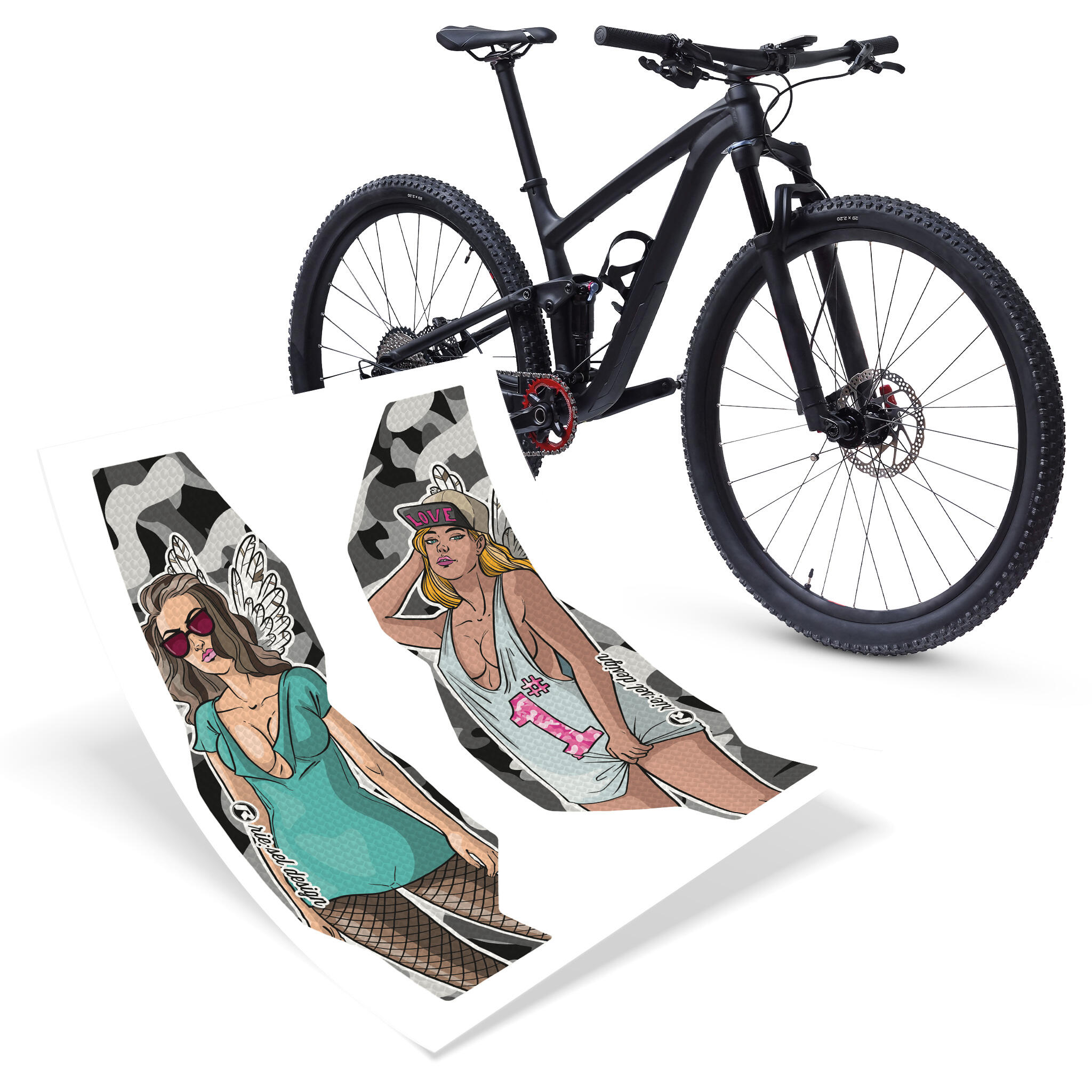 Naklejki ochronne Riesel Design Fork