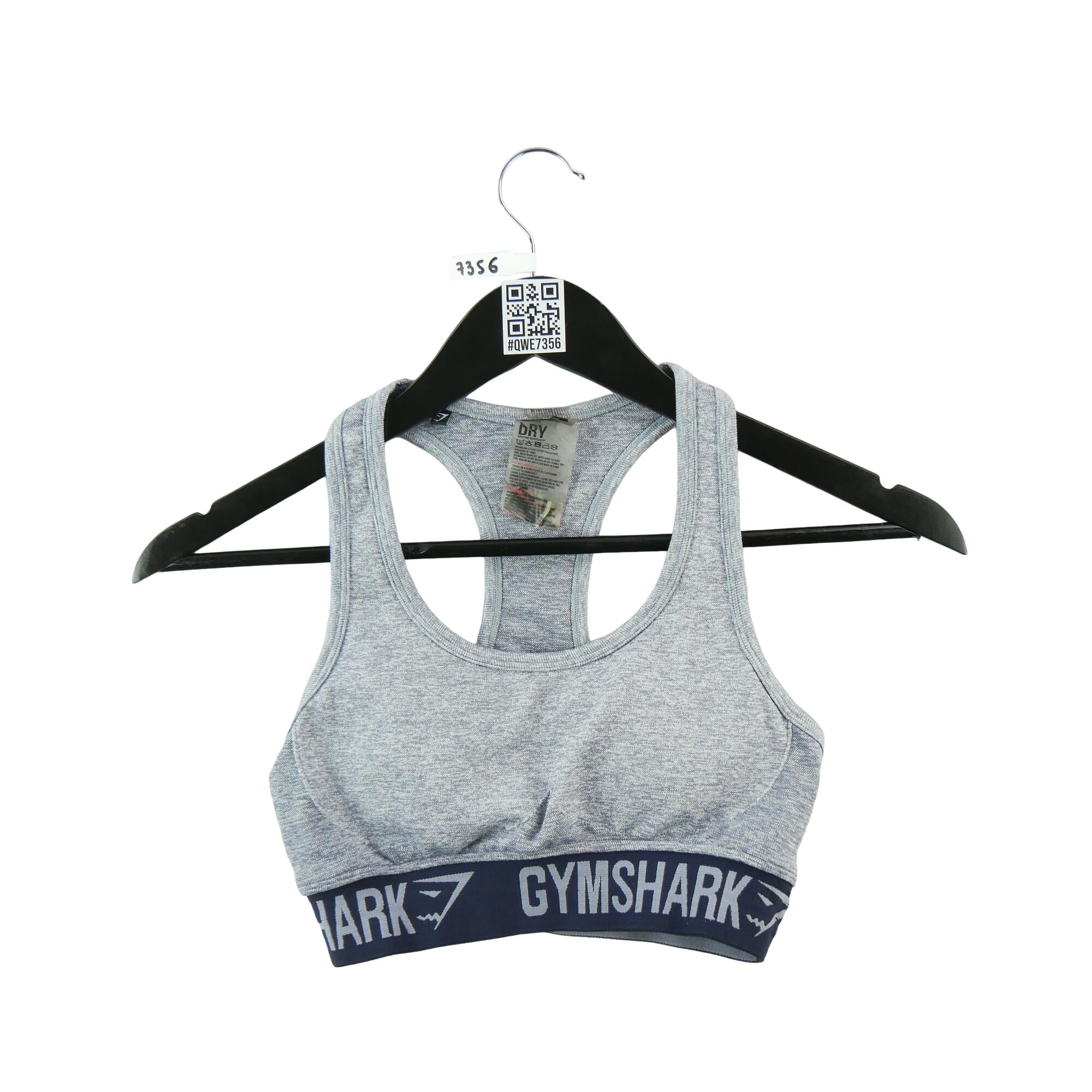 Second life - Top sportowy damski Flex Gymshark szary - Jak nowy
