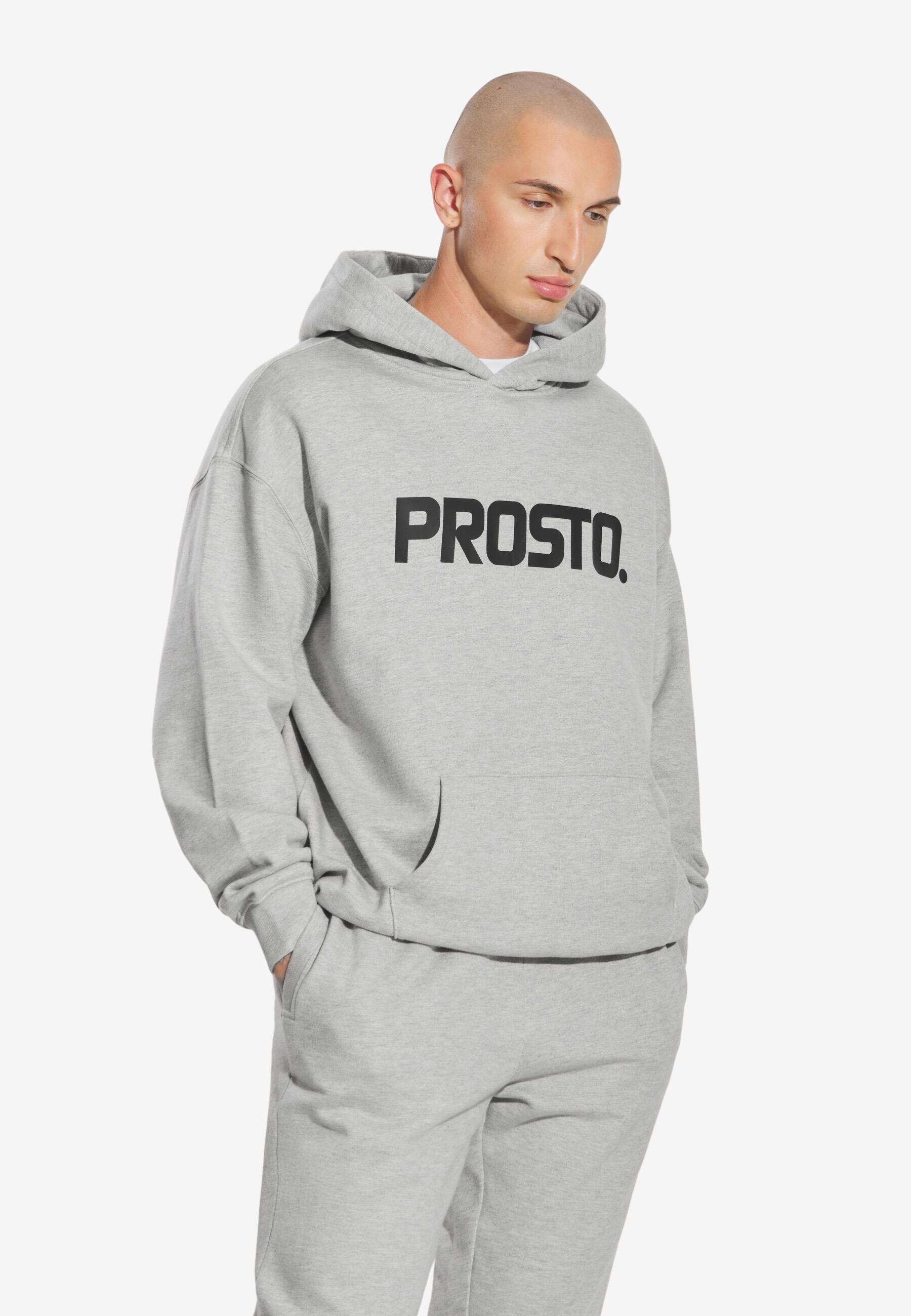 Bluza sportowa męska Prosto Big Log z kapturem