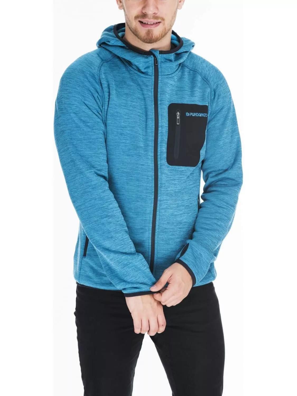 Sweter polarowy męski Fundango Hermon Hooded Fleece