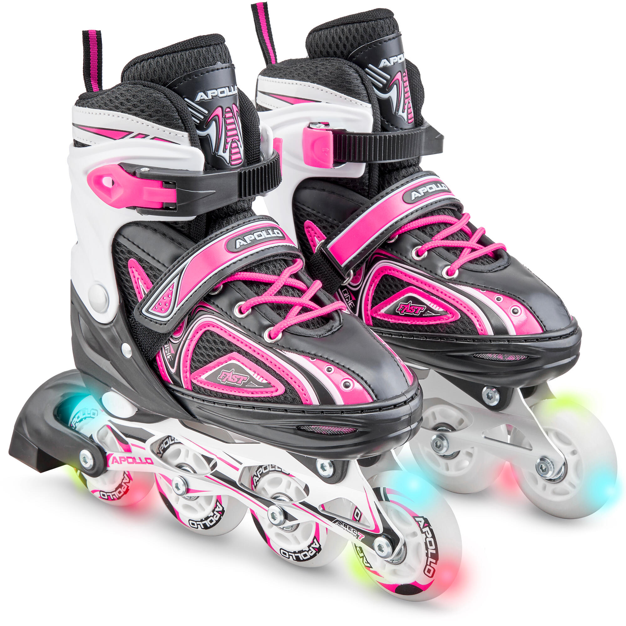 Apollo Super Blade LED ABEC7 Regulowane wrotki dziecięce