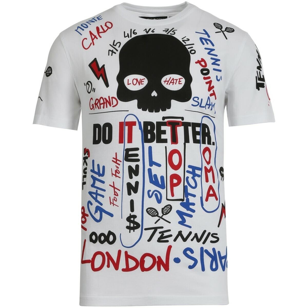 Koszulka tenisowa męska Hydrogen Graffiti Tee