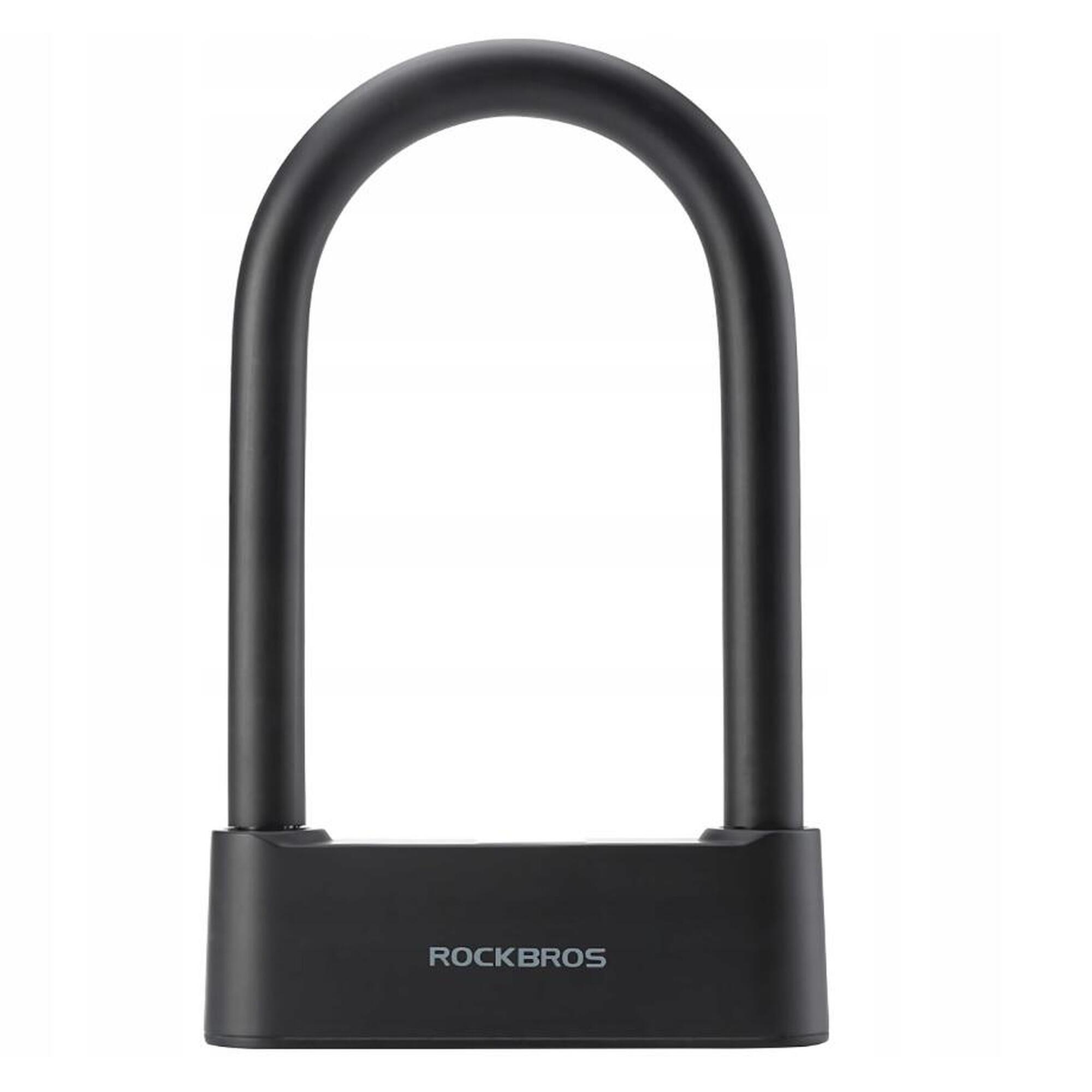 Zapięcie rowerowe U-lock Rockbros 32210818001 na odcisk palca