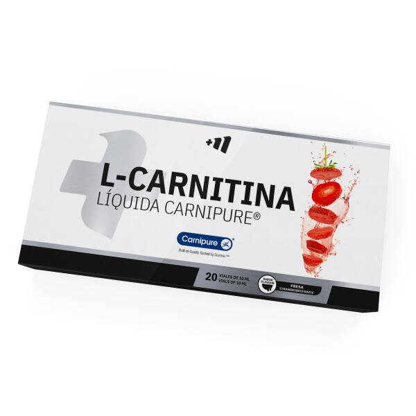 Płynna L-karnityna Carnipure® - 20 fiolek truskawkowych MASMUSCULO
