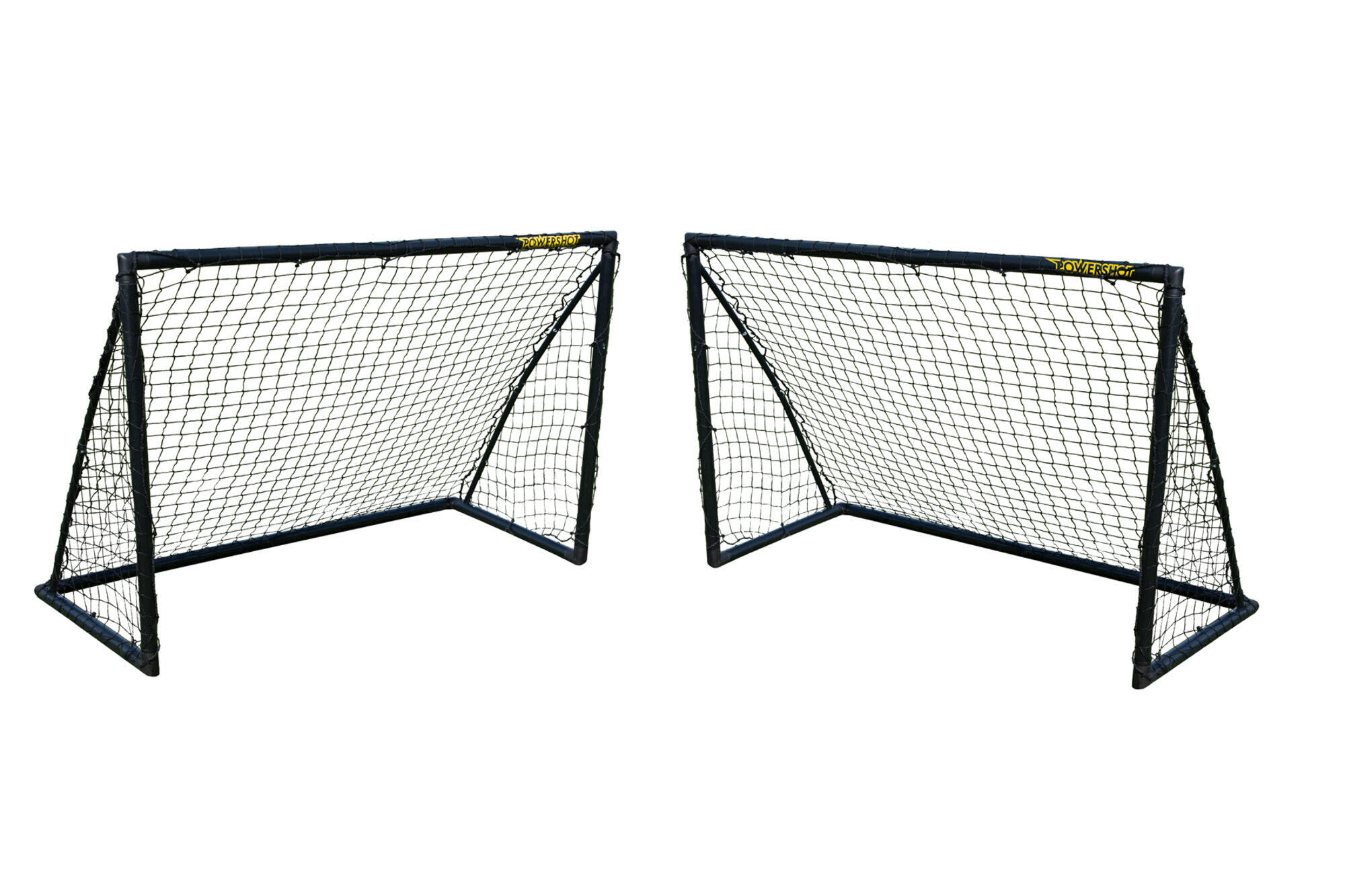 Para bramek do piłki nożnej - 1,8 x 1,2 m - PVC - Czarne