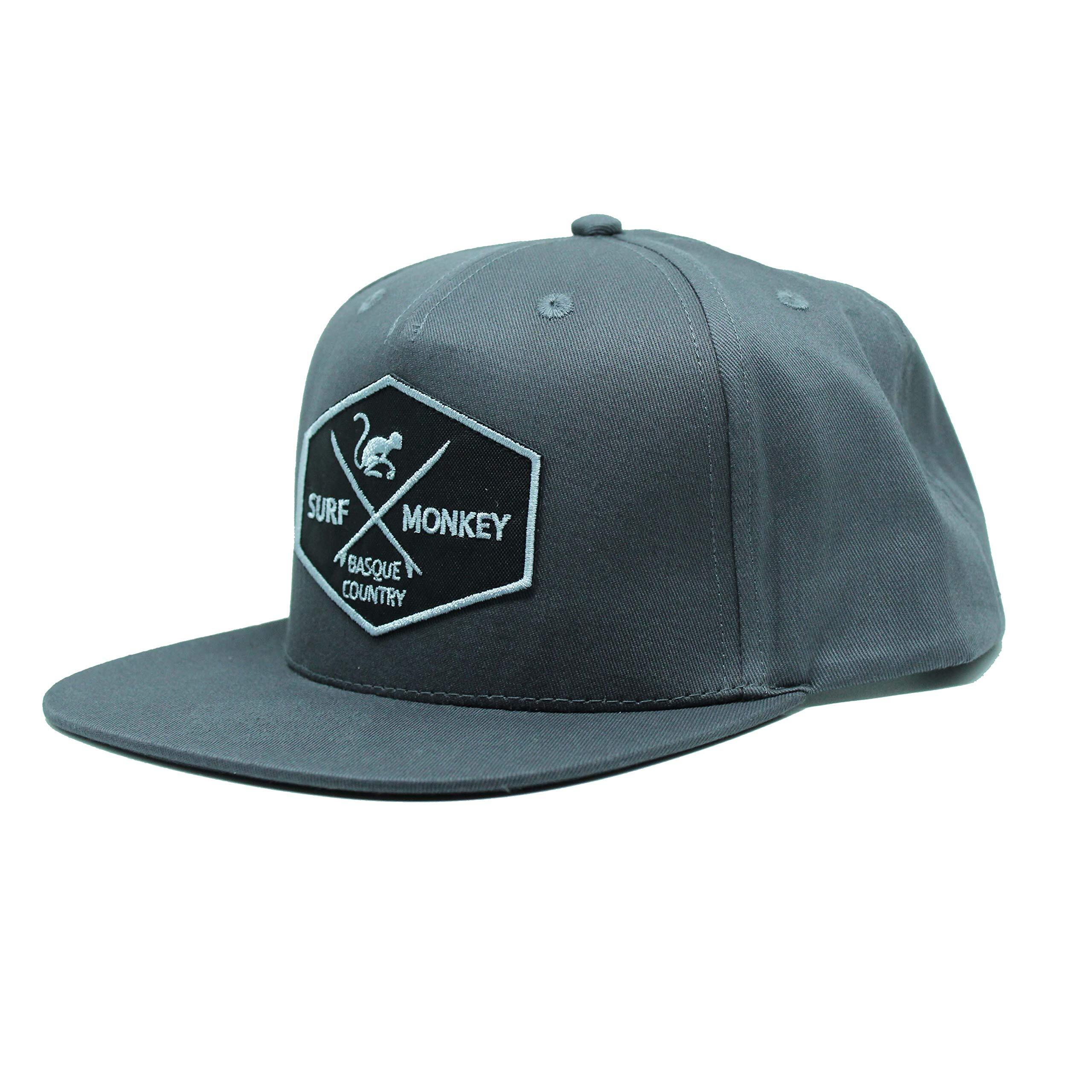 Czapka Trucker – Płaski Daszek – Snapback / Dorośli / Jeden Rozmiar (Szary)