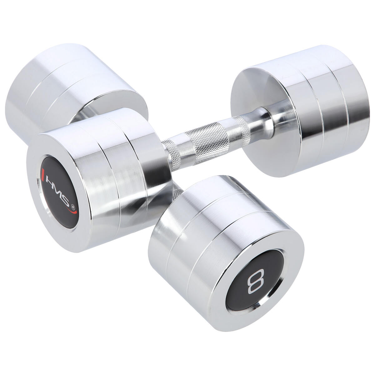 Zestaw hantli chromowanych - 2 x 8 kg